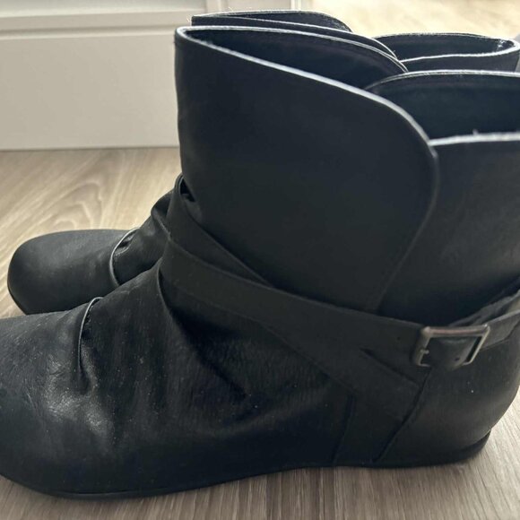 Call It Spring Black Boots Size: 7 - Picture 3 of 3